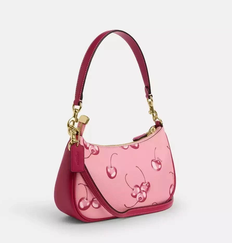 Coach Teri Shoulder Bag With Cherry Print CB290 Outlet