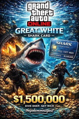 1.500.000 $ GTA Megalodon Shark Card - nur PS4