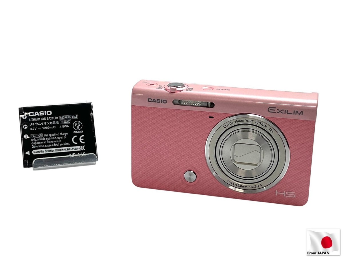 Casio EXILIM EX-ZR70 16.1MP 10x Compact Digital Camera Pink From