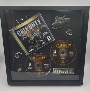 Wall Display Call of Duty GOTY Legendary PC Shadow Box Ultimate Gamer 12" x 12"
