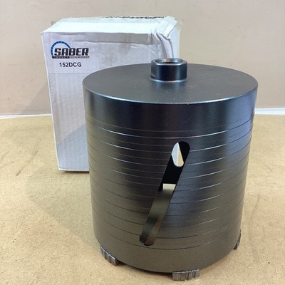 Saber Impact Diamonds 152 mm Diamant-Kernbohrkrone neu verpackt