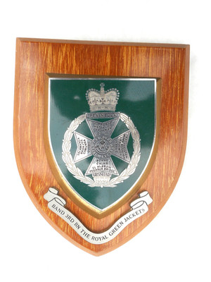 BAND 3RD BN THE ROYAL GREEN JACKETS WANDRELIEF/WAPPEN/SCHILD