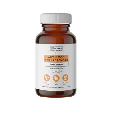 Just Ingredients Noutrishing. Real. Natural. Whole Food Vitamin C Complex 45 Cap