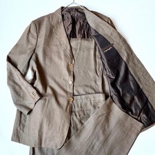  Rare Big Size Giorgio Armani Setup Suit 100 Linen