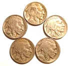 Indian Head Nickels Lot-1930, 1934, 1935 D, 1936 D, 1937 D