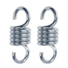 2 pcs Heavy Duty Hammock Spring,Porch Suspension Extension Hook Swing Hanger,...
