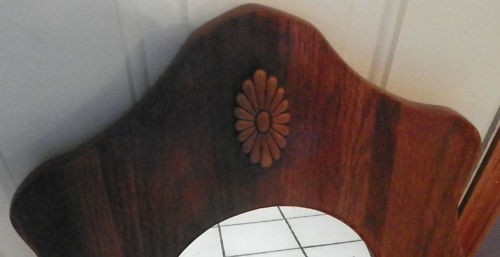 Espejo de pared de roble liso (MIR-27) - Imagen 2 de 3