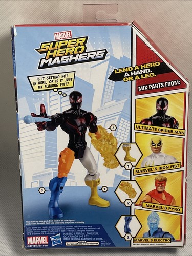 ULTIMATE SPIDER-MAN ( MILES MORALES ) MARVEL SUPER HERO MASHERS ACTION FIGURE - Picture 4 of 5