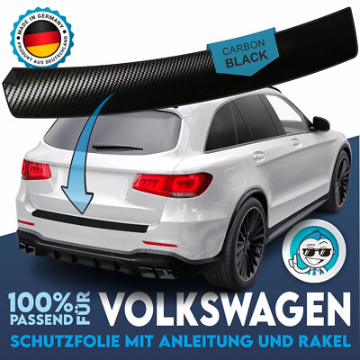 LACKSCHUTZFOLIE für VW Golf 6 CABRIO 1K Ladekantenschutz Folie CARBON schwarz