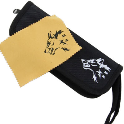 Premium Knife Storage Case | Double Pocket Pouch with Soft Interior & Cleaning