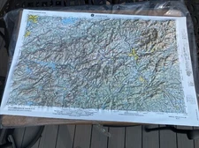 Knoxville  TN  Raised Topographic Map Hubbard Scientific NEW