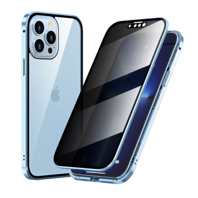 Privacy Anti Spy Magnetic 360 Protective Case For iPhone 14 Pro MAX 13 12 11 US