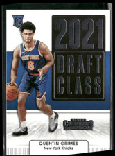 2021-22 Panini Contenders - 2021 Draft Class Contenders #25 Quentin Grimes (RC)