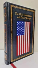 THE U.S. CONSTITUTION AND OTHER WRITINGS USA ~ LEATHER BOUND ~ BRAND NEW ~ 