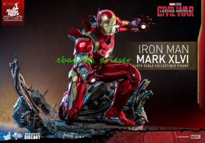 Hot Toys 1/6 Mms608d42 Iron Man Mk46 Captain America:Civil War