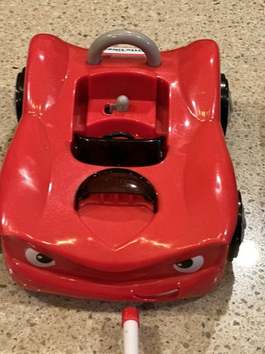 2 Little Tikes RC Bumper Cars ~Works Great W/O Original Drivers Red & Blue Cars - Picture 13 of 23