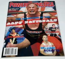 Powerlifting USA Magazine July 2009 Volume 32 No. 9 Vito Palazolo AAPF & RAW Nat