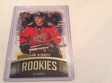 15-16 2015-16 FLEER SHOWCASE SAM BENNETT ULTRA ROOKIE /699 U20 CALGARY FLAMES