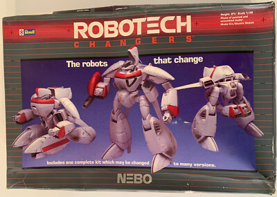 ロボット Super gigantic Robotech model kit Vintage Revell 1984 Robotech Changers NEBO 1/38 Model Kit #1400
