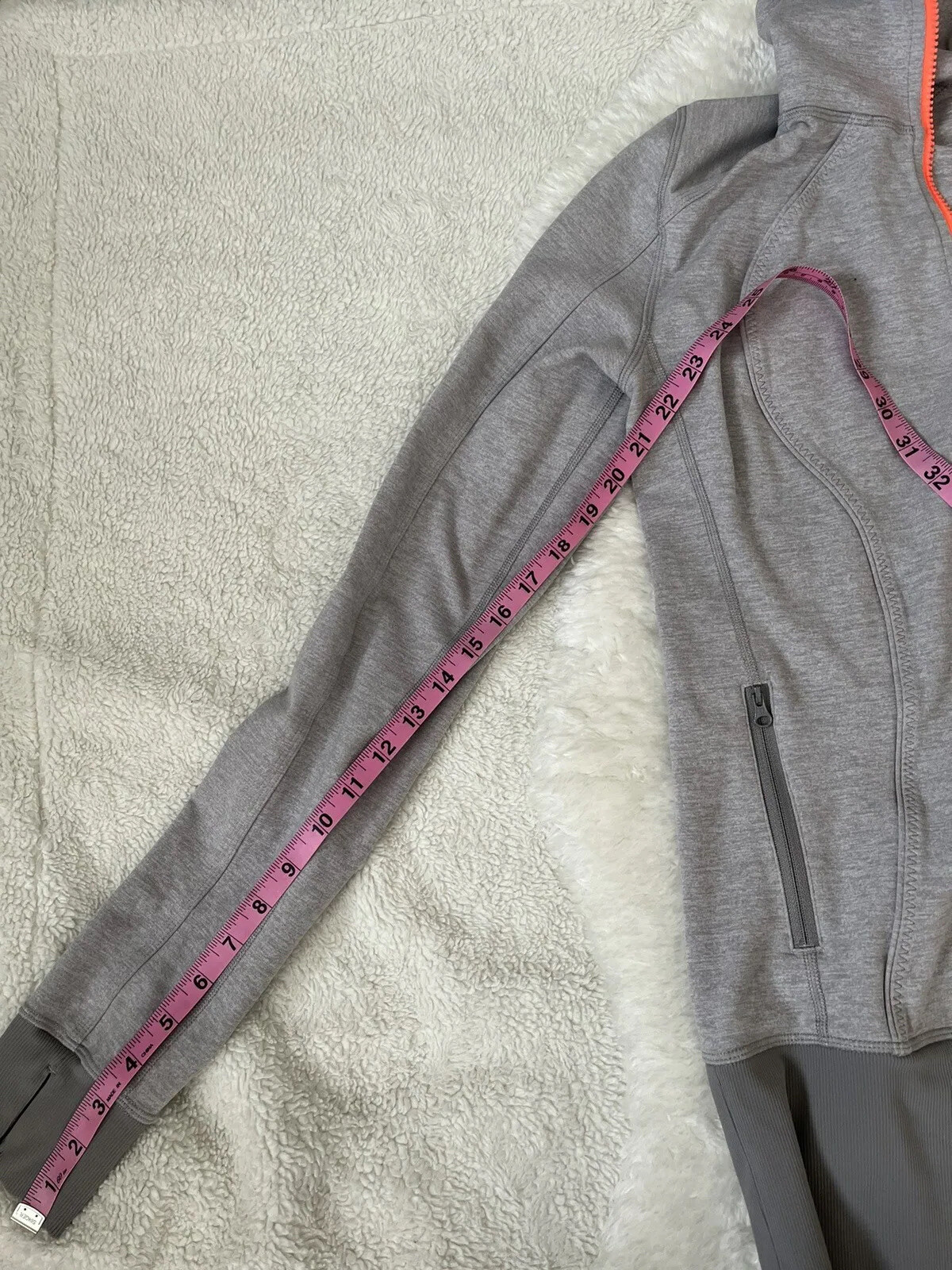 Lululemon Light Gray Active Track Jacket Women’s … - image 10