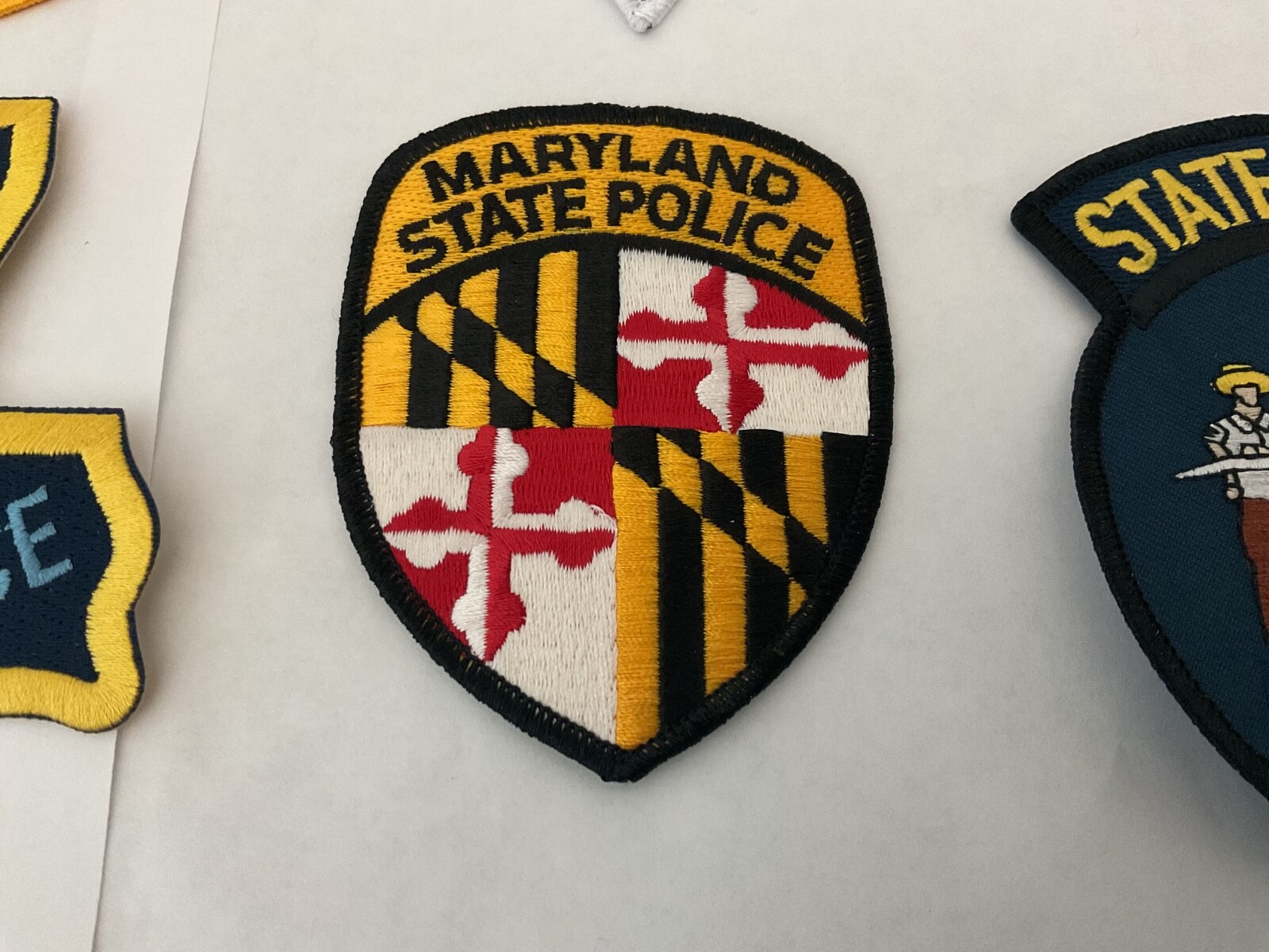 State Law Enforcement patches All different 10 piece set. All new.Full size