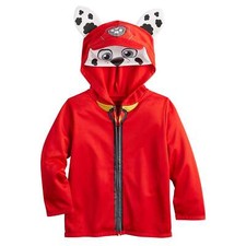 Paw Patrol Marshall Costume Hoodie Jacket Toddler Boy Girl 2T 3T 4T Red Mask NWT