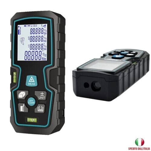 Metro Laser 80m Professionale: Misuratore Digitale per Cantiere e Casa