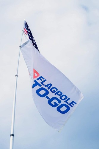Durable 20 Ft Telescoping Flagpole with Clips - Perfect for Tailgates & Parades - Picture 7 of 7