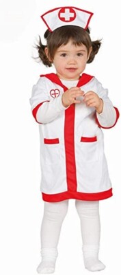 Costume Piccola Dottoressa Infermiera Halloween Horror Cosplay