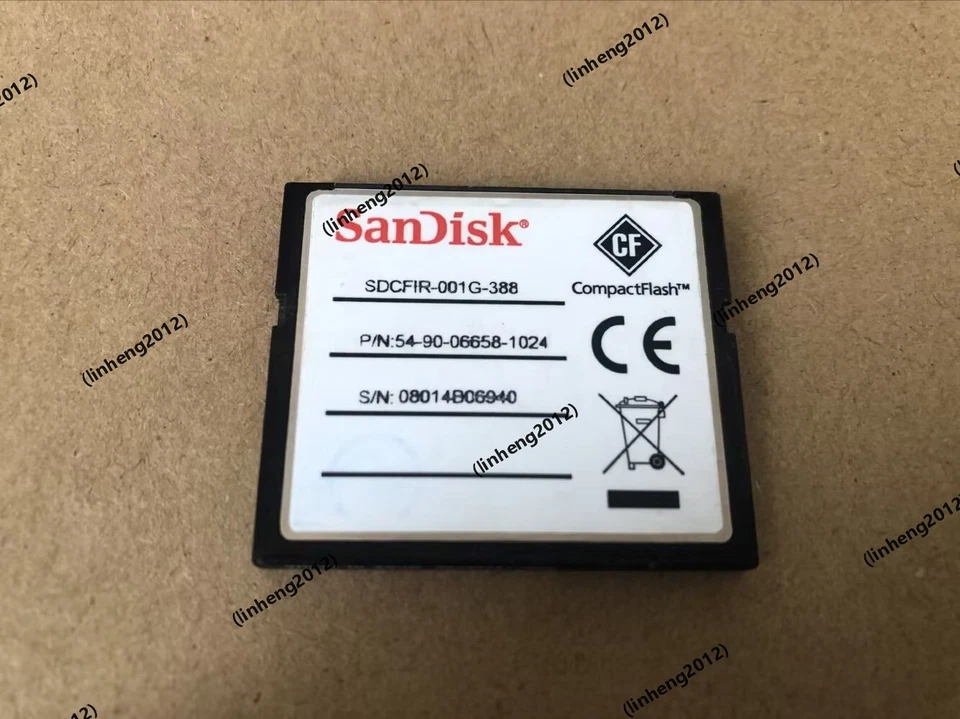 sandisk industrial grade 1GB compactflash CF5000 CF CARD - Image 2 of 2