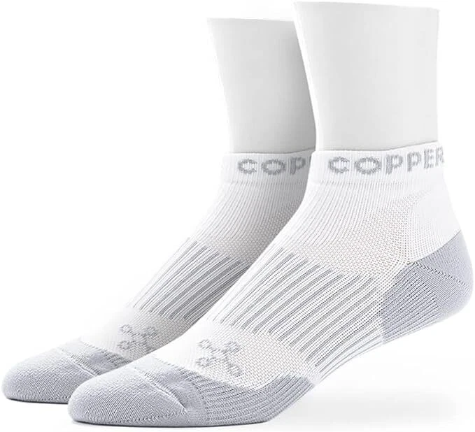 Tommie Copper ® Men's Flex-Fit Compression Ankle Socks 4 PACK "REFIEF-RECOVERY"