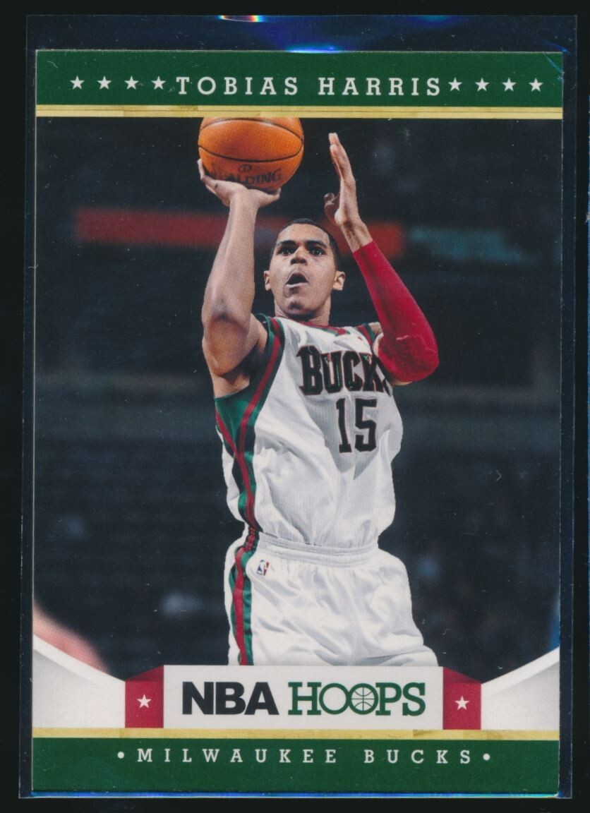 2012-13 Panini Hoops #240 Tobias Harris Rookie Bucks RC Card Magic 76ers