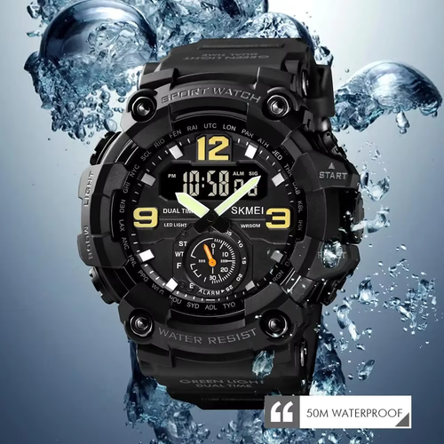 Military Digital Watch for Men Camouflage Waterproof Wristwatch Men's Shockproof