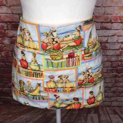 Handmade Mary Stewart Beach Party Whimsical Apron