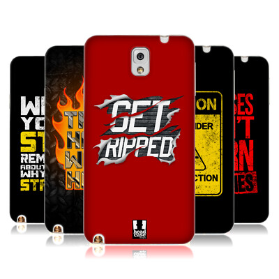 HEAD CASE DESIGNS FITNESS MOTIVATION SOFT GEL HANDYHÜLLE FÜR SAMSUNG HANDYS 2