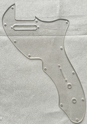Custom For Telecaster Thinline/Tele 69 Guitar Pickguard Clear Transparent