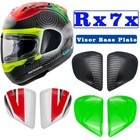 For RX7X RX-7X RR5 RX7V Motorcycle Helmet Shield Cover Set Visor Base Plate