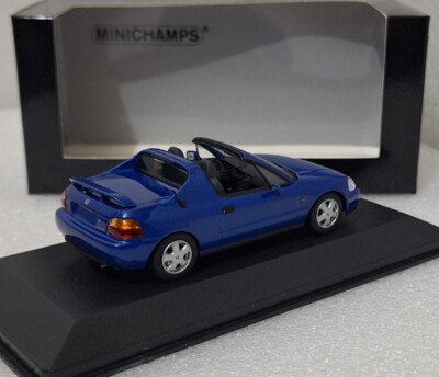 Honda CR-X del Sol 1993 Blue Met 1:43 Minichamps 400161931 Limited