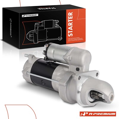 A-Premium Starter Motor for Ford F-650 F750 2000-2006 L6 5.9L 2.9KW CW 10 Teeth