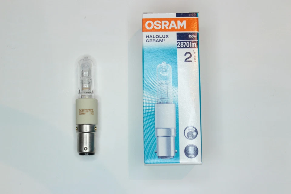 OSRAM Halolux Ceram Eco 150W 230V B15D Ampoule Halogène (64498)