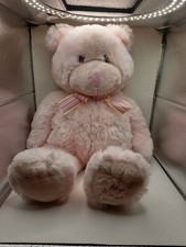 Russ Baby Girl My First Teddy 10  Plush Pastel Pink Bear Stuffed Animal Lovey