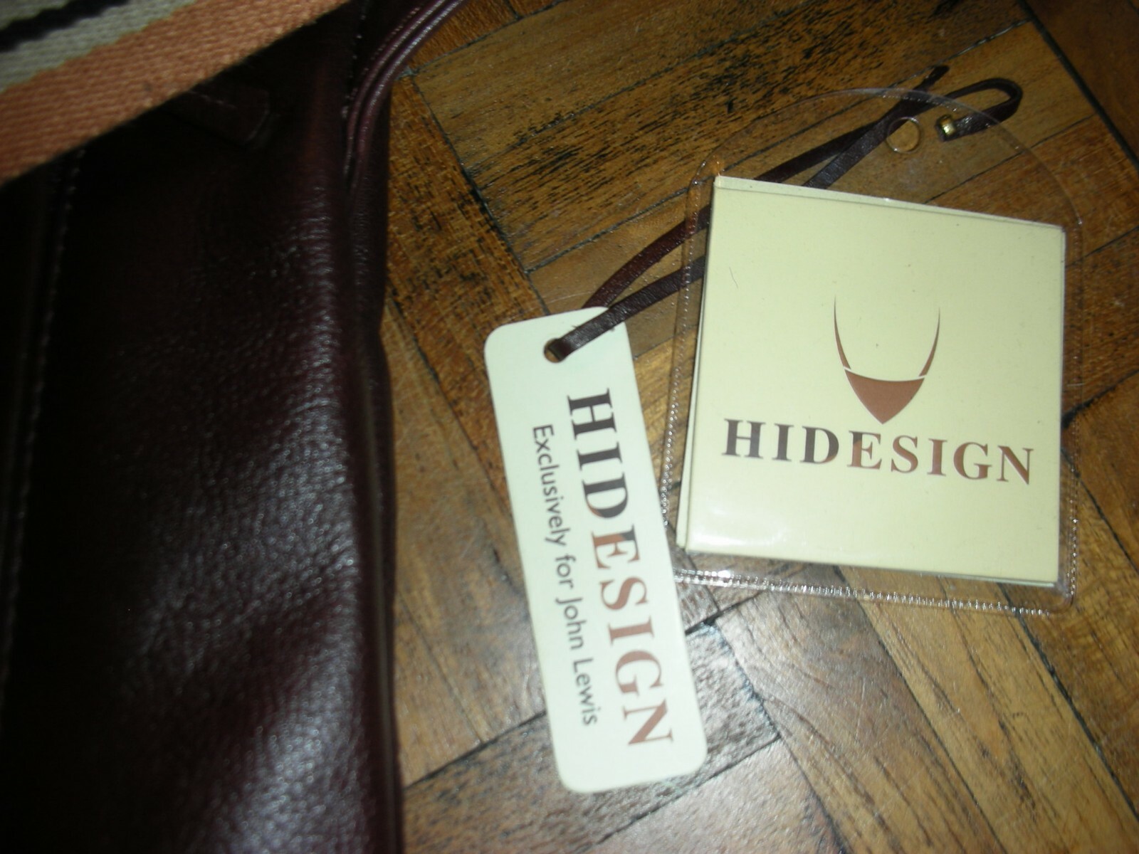 Hidesign Radley brown leather messenger bag stripe we… Gem