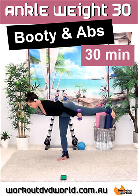 30 Min Ankle Weight Workout DVD BARLATES Ankle Weight 30 Booty and Abs ...
