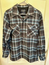 Men's Pendleton NWOT Blue, Original Board Shirt, Wool. Small Wears Like Med.