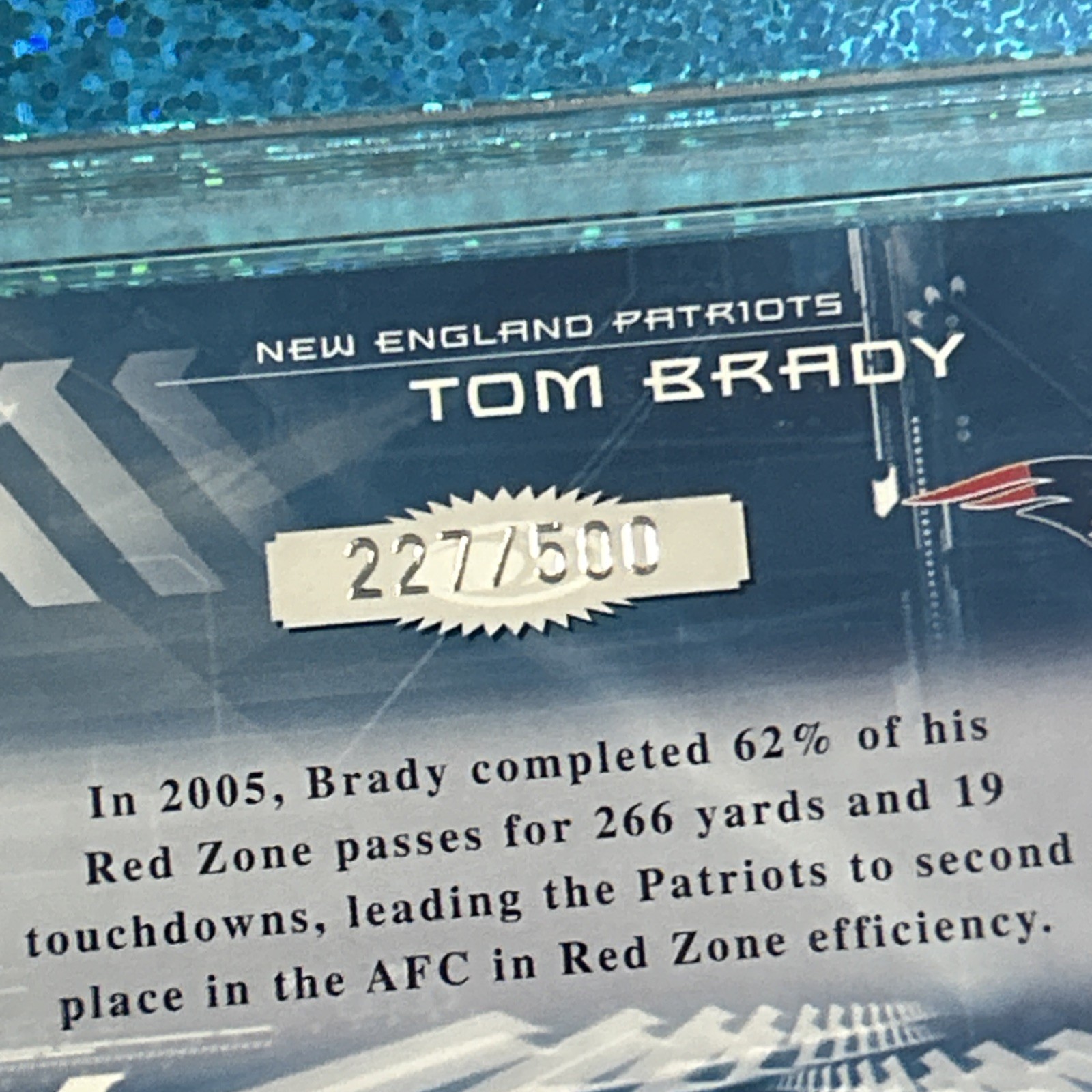 🔥 PSA 8 - 2006 Donruss Elite TOM BRADY Zoning Commission Black /500 #ZC-1 view 3