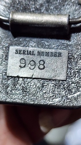 VTG 1981 DOSIMETER Radiation ROENTGENS Belt Buckle GREAT AMERICAN BELT BUCKLE C0 - Picture 3 of 4