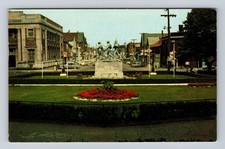Charlottetown Prince Edward Island-Canada, War Memorial, Vintage Postcard