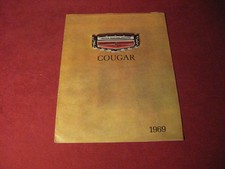 1969 Mercury Cougar Sales Brochure- Original 1969 Mercury Cougar Sales Brochure- Original