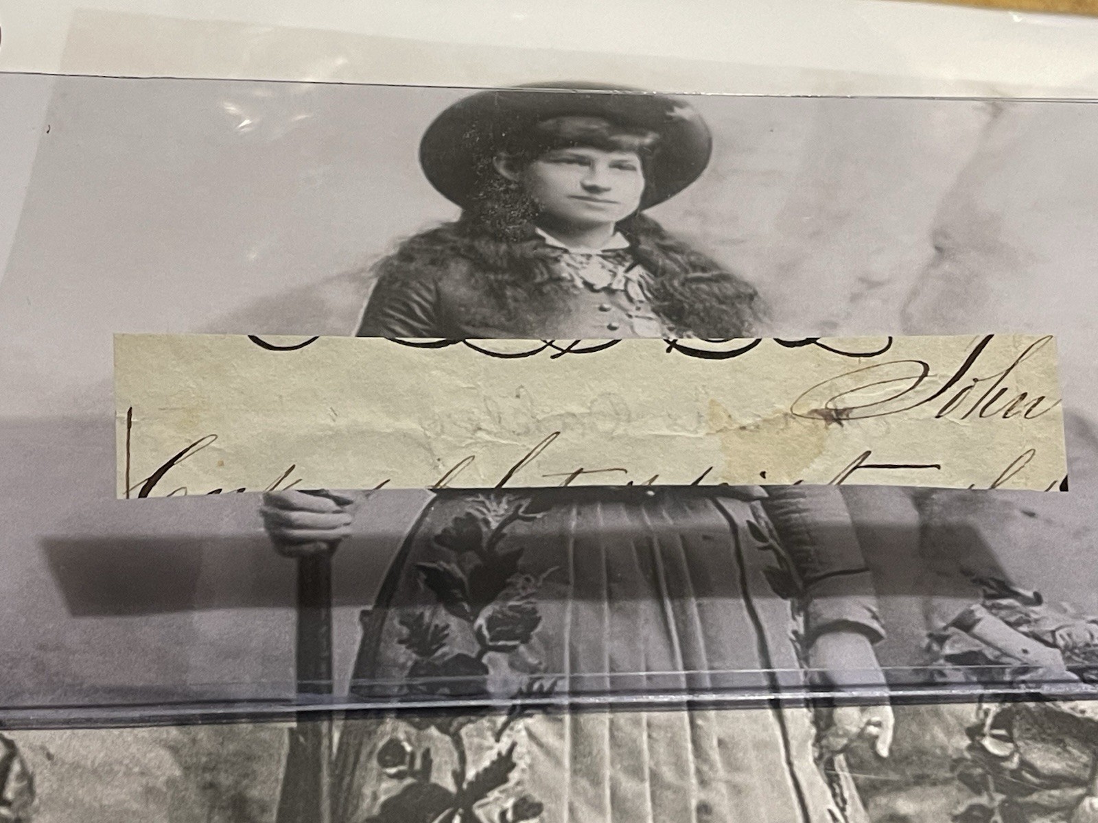 Annie Oakley Signed Cut Autograph Signature COA Buffalo Bill Wild West ...