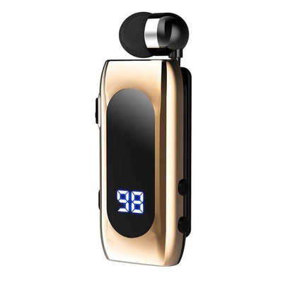Wireless Bluetooth 5.2 Earphone with Clip on Business Headset Phone Earbud
